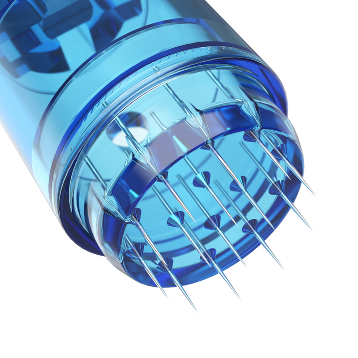 Close up to 4 pin Cartridges for  Dr. Pen A20 Advanced Microneedling Pen 