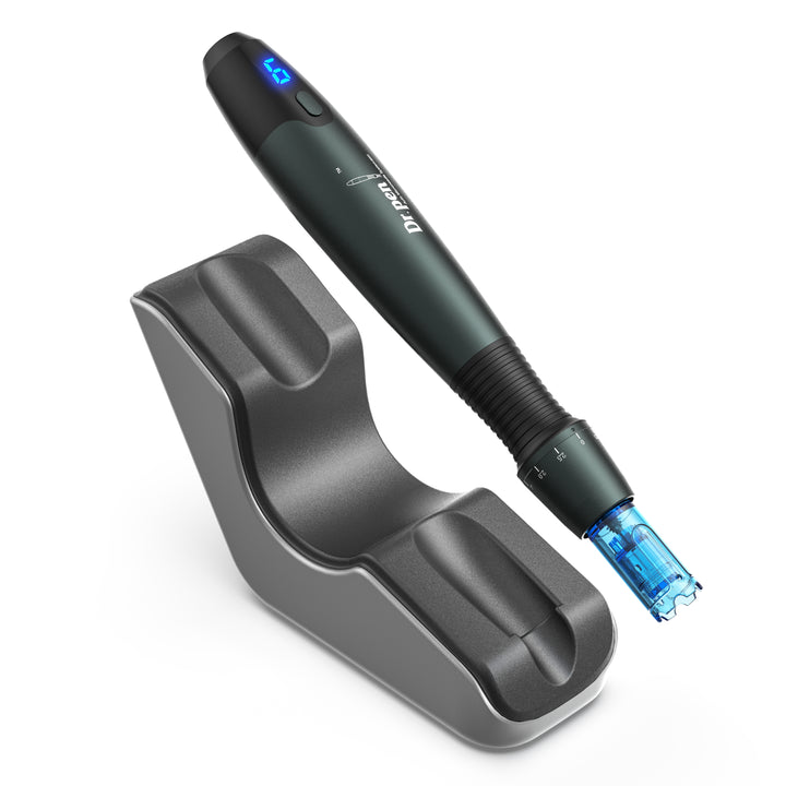 Dr. Pen A20 Advanced Microneedling Pen and its charging stand